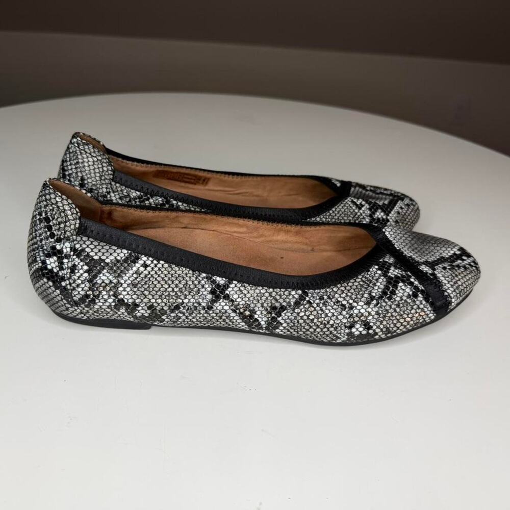 Vionic Caroll Ballet Flats Size 11 Snakeskin Print Comfort Flats Orthotic